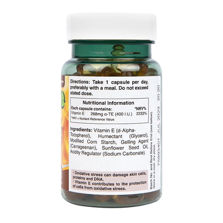 Holland & Barrett Vegan Natural Vitamin E 400IU 90 Capsules